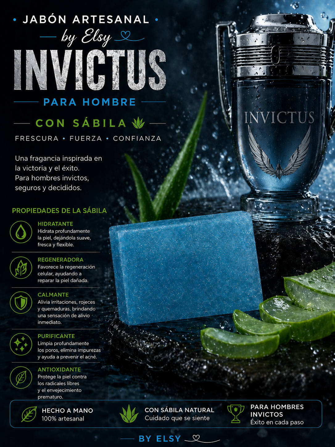 Jabón para Caballero         Invictus